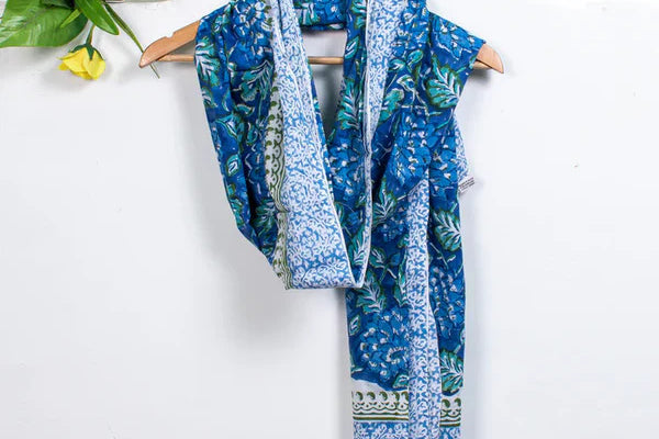 Wrap Yourself With Cotton Block Printed Scarves