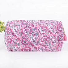 Hand Block Printed Makeup Bag 