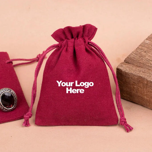 100 Personalized Logo Branding Options, Custom Drawstring Bags With Logo, Small Drawstring Pouch, Custom Cotton Pouches