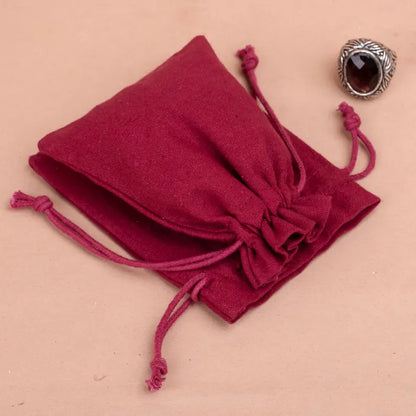 Sleek Fortress, 100 Elegance Maroon Plain Pouches