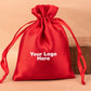 Custom Satin Drawstring Pouches & Bags For Jewelry Packaging With Custom Logo, Gift Packaging Bags