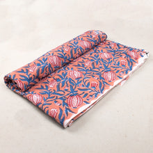 Multi Floral Hand Block Print Cotton Fabric