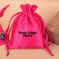 Personalized Satin Drawstring Pouches & Bags for Jewelry Packaging with Custom Logo Printed