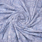 Flower Pattern Lavender Hand Block Printed Cotton Fabric