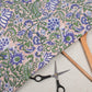 Hand Block Printed Cotton Flower Pattern Fabric Dress Material