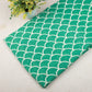 Hand Block Printed Cotton Multi Floral Green Fabric Pattern