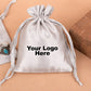 Custom Drawstring Satin Pouches for Jewelry Packaging with Custom Logo Printed