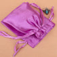 Personalized Light Pink Satin Drawstring Pouches & Bags With Custom Logo, Gift Packaging Bags