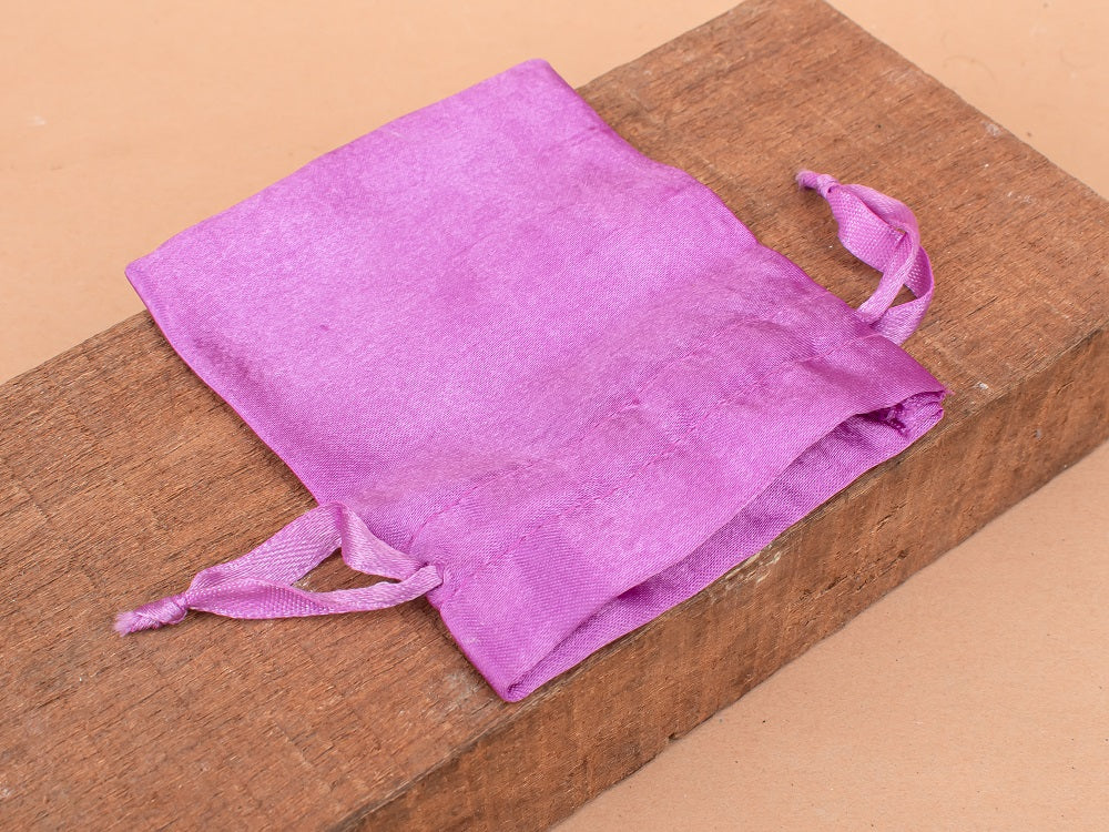 Personalized Light Pink Satin Drawstring Pouches & Bags With Custom Logo, Gift Packaging Bags