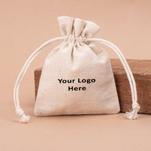 Custom Cotton Drawstring Bags & Pouches, Personalized Logo Branding