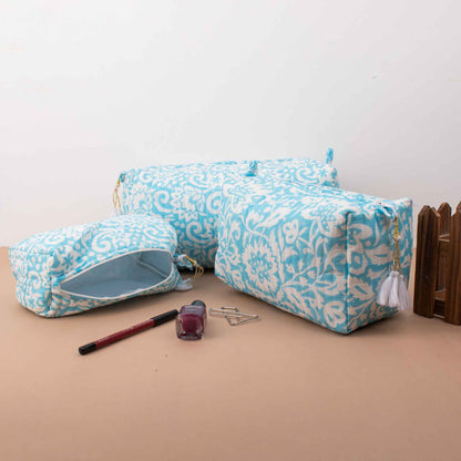 Artisan Crafted Makeup Bag Set Effortless Style & Organization