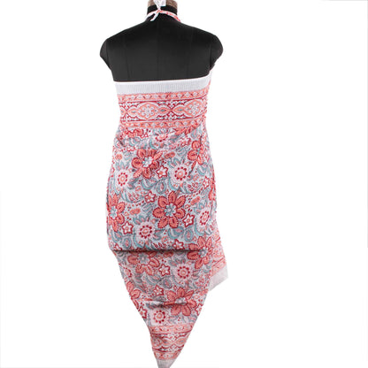 Artisan Crafted Floral Sarong Intricate Design