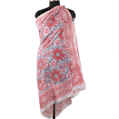 Artisan Crafted Floral Sarong Intricate Design