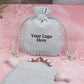 Grey Designer Cotton Pouches & Bags For Packaging, Wedding Favor Bags With Brand Logo