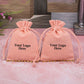 Ruddy Pink Designer Cotton Pouches & Bags For Packaging, Wedding Favor Bags With Brand Logo