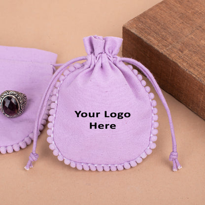 Drawstring Pouch with branding logo