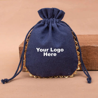 100 Small Round Lace Drawstring Bags For Jewelry, Custom Pouches With Logo, Cosmetic & Ayurveda Bags, Custom Packaging Branding Options